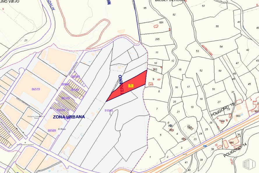 Suelo en venta en Paraje Cabezas, San Agustín del Guadalix, Madrid, 28750 con propiedad, mundo, mapa, cuerpo humano, diseño urbano, lote de terreno, pendiente, línea, fuente y en paralelo alrededor