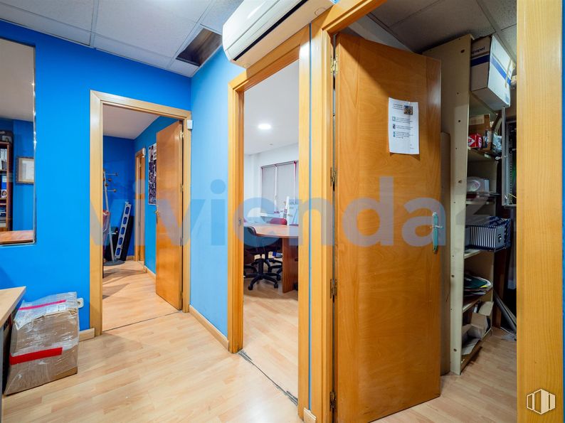 Oficina en venta en Zona Fuente del Berro, Salamanca, Madrid, 28028 con puerta, propiedad, madera, interiorismo, accesorio, suelo, suelos, pared, confort y inmobiliario alrededor