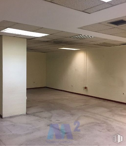 Retail for rent at Paseo Chopera, 92, Alcobendas, Madrid, 28100 with light fixture, lighting, architecture, hall, wood, flooring, wall, floor, shade and ceiling around