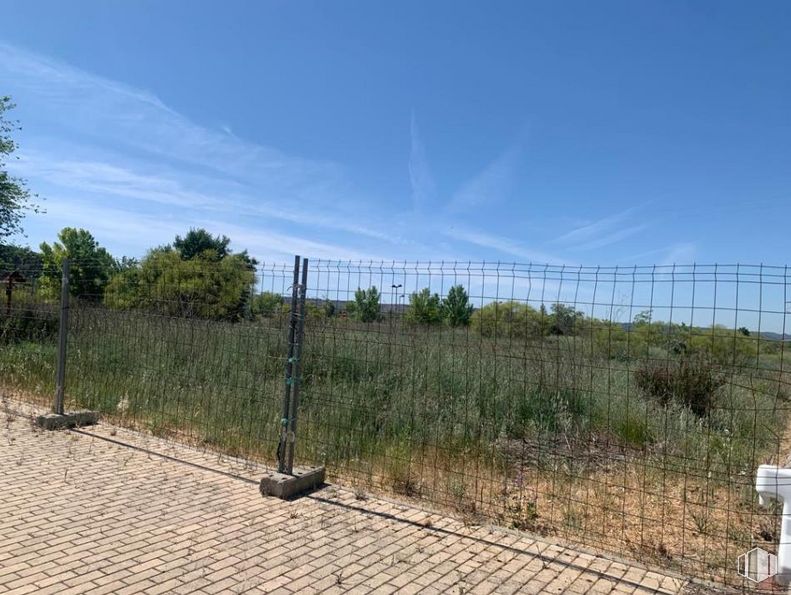 Suelo en venta en Calle Bulevar de Atienza, Chiloeches, Guadalajara, 19160 con cielo, nube, planta, valla, lote de terreno, árbol, superficie de la carretera, zona rural, paisaje y hierba alrededor