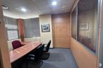 Office for rent at Calle Rafael Bergamín, Ciudad Lineal, Madrid, 28043 with chair, table, furniture, lighting, office chair, desk, interior design, door, floor and flooring around