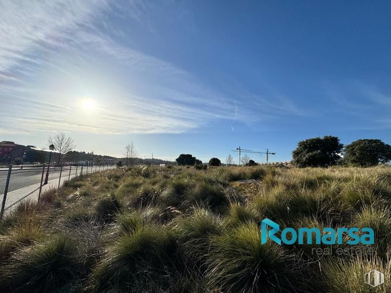 Land for sale at Calle Zurra, 1, Ávila, 05004 with sky, cloud, plant, natural landscape, street light, sunlight, grass, tree, horizon and plain around