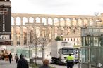 Office for rent at Avenida del Padre Claret, 12 C.N. Exitus I, Segovia, 40001 with truck, person, building, vehicle, sky, tire, mode of transport, architecture, motor vehicle, public space, travel, wheel and people around