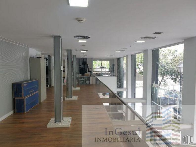 Local en alquiler y venta en Castellana/Salamanca, Salamanca, Madrid, 28006 con mueble, accesorio, madera, hall, suelos, suelo, planta, madera dura, vidrio y condominio alrededor