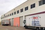 Industrial for sale at Calle Fontaneros, San Fernando de Henares, Madrid, 28830 with truck, building, cloud, sky, motor vehicle, tire, fixture, wheel, asphalt and mode of transport around