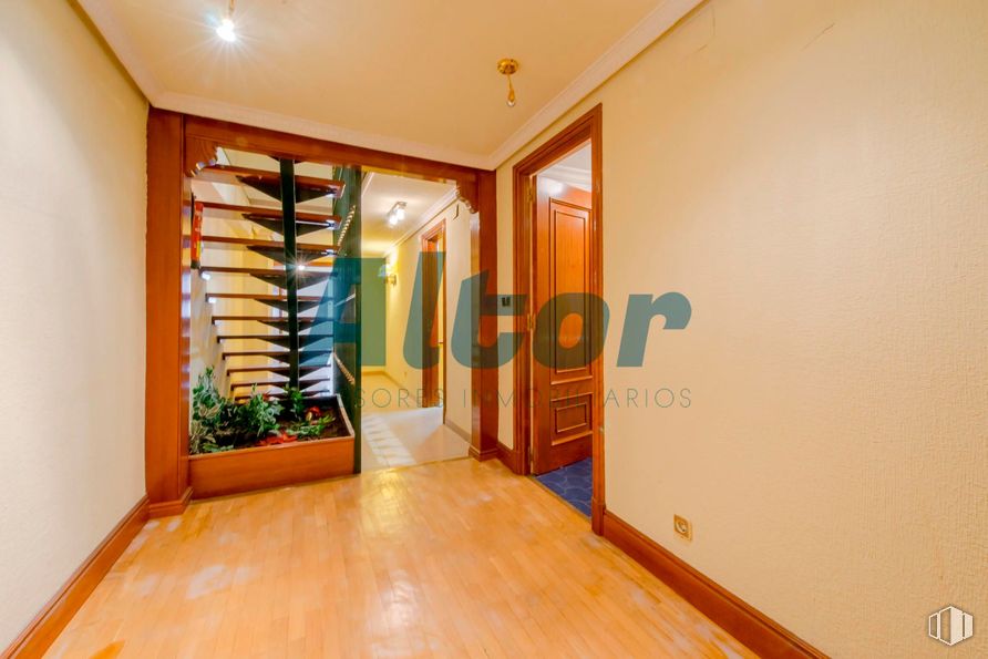 Local en venta en Calle de Alejandro Rodríguez, Tetuán, Madrid, 28039 con puerta, suelo, suelos, habitación, techo, tinte para madera, madera dura, suelos de madera, barniz y suelo de baldosas alrededor