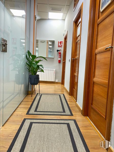 Oficina en alquiler en Calle Cádiz, 28, Pinto, Madrid, 28320 con planta de interior, silla, propiedad, planta, edificio, madera, puerta, accesorio, diseño de interiores y maceta alrededor