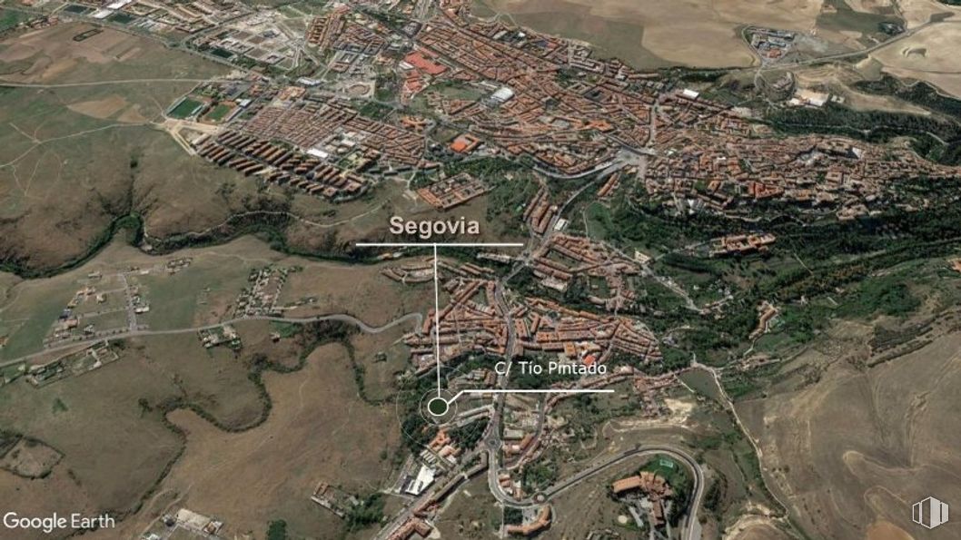 Land for sale at Calle Tío Pintado, Segovia, 40003 with water resources, natural environment, land lot, urban design, map, residential area, adaptation, landscape, geological phenomenon and city around