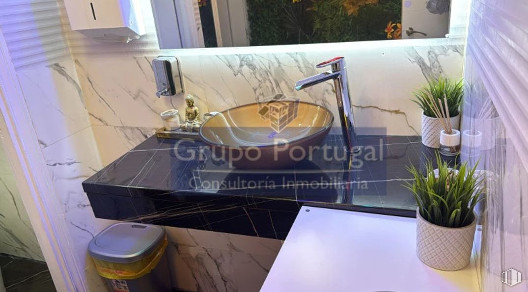 Retail for rent at Zona Puerta de Toledo, Centro, Madrid, 28005 with houseplant, plumbing fixture, bathroom sink, interior design, sink, tap, plumbing, flooring, countertop and bathroom around