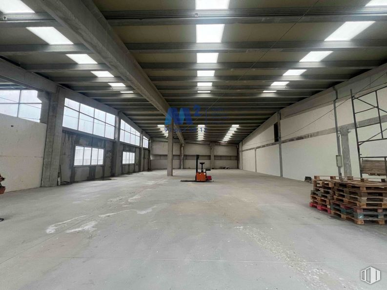 Industrial for sale at Zona industrial, San Agustín del Guadalix, Madrid, 28750 with hall, floor, flooring, composite material, fixture, building, engineering, wood, gas and ceiling around