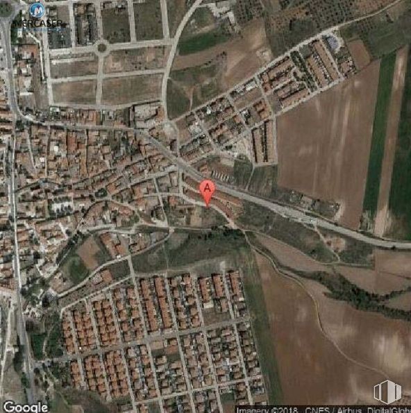 Land for sale at Calle Fuente, Torrejón del Rey, Guadalajara, 19174 with building, map, land lot, urban design, neighbourhood, waterway, landscape, city, road and metropolis around