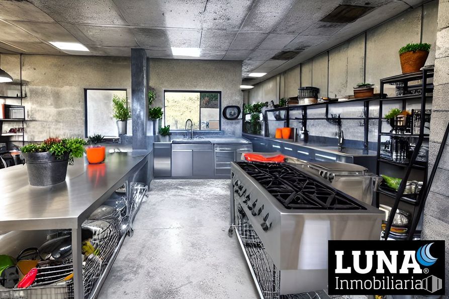 Local en alquiler y venta en Polígono de las Nieves, Móstoles, Madrid, 28935 con planta de interior, aparato de cocina, planta, interiorismo, suelos, suelo, diseño automovilístico, edificio, sala de estar y inmobiliario alrededor