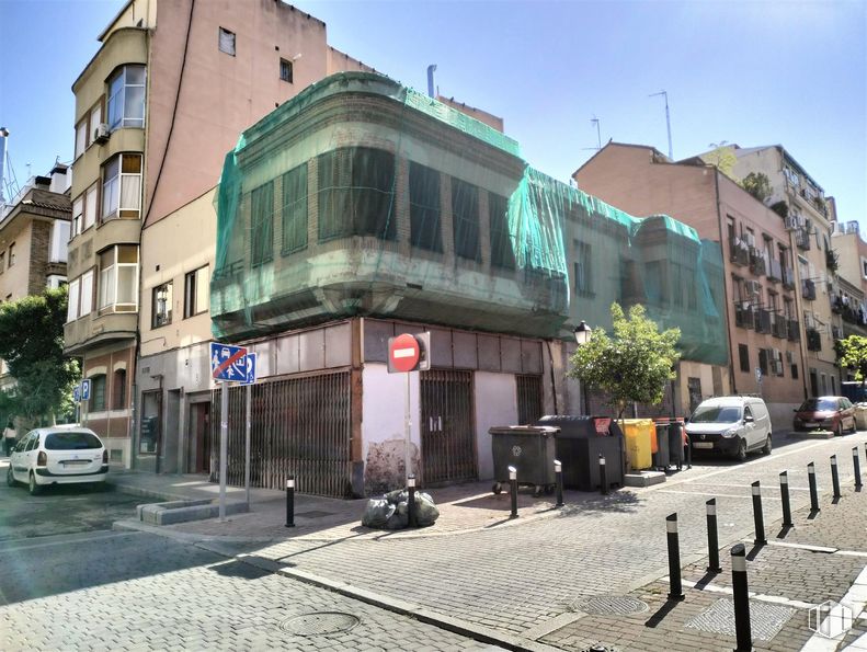 Suelo en venta en Calle María Bosch, 7, Puente de Vallecas, Madrid, 28053 con coche, cielo, propiedad, ventana, edificio, vehículo, rueda, superficie de la carretera, diseño urbano y barrio alrededor