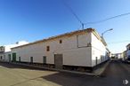 Land for sale at Calle Vistillas, Las Pedroñeras, Cuenca, 16660 with building, sky, window, slope, asphalt, road surface, street light, electricity, house and wood around