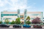 Office for rent at Edificio Oficant, Ronda Poniente, 15, Tres Cantos, Madrid, 28760 with car, building, automotive parking light, tire, sky, wheel, land vehicle, vehicle, cloud and plant around