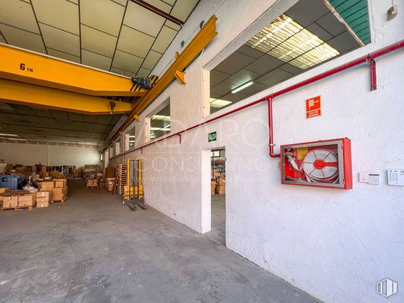 Nave en venta en Zona industrial, Humanes de Madrid, Madrid, 28970 con edificio, suelo, accesorio, suelos, arte, techo, hormigón, hall, material compuesto y fachada alrededor