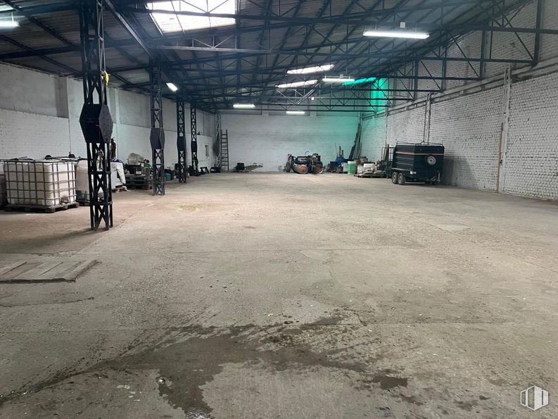 Industrial for sale at Calle Doctor Vergara Palencia, Fuentidueña de Tajo, Madrid, 28597 with hall, building, automotive design, floor, flooring, asphalt, tints and shades, city, metal and automotive tire around