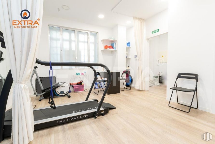 Retail for sale at Avenida General Perón, Tetuán, Madrid, 28020 with chair, treadmill, automotive design, flooring, floor, wood, window, curtain, hardwood and machine around