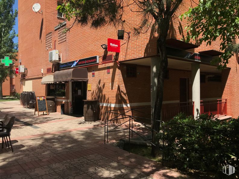 Local en alquiler en Plaza Clarín, 8, Rivas-Vaciamadrid, Madrid, 28529 con silla, planta, edificio, superficie de carretera, árbol, sombra, ventana, barrio, área residencial y bienes raíces alrededor