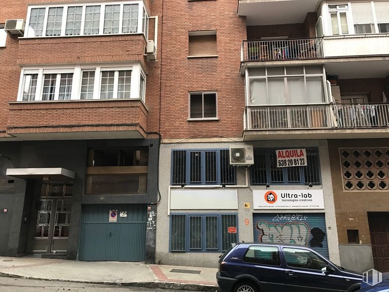 Local en alquiler en CALLE GENERAL PALANCA, 10, Arganzuela, Madrid, 28045 con coche, ventana, luz de estacionamiento, neumático, propiedad, edificio, rueda, vehículo, arquitectura y barrio alrededor