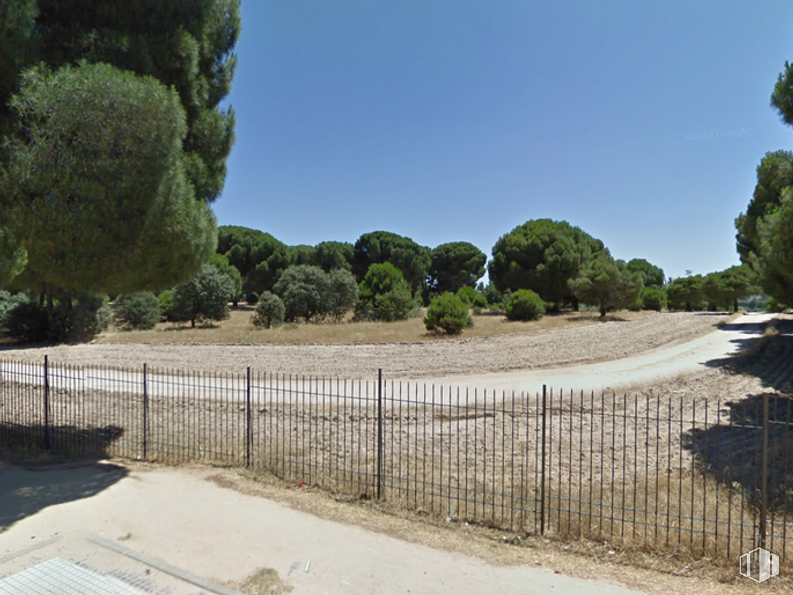 Suelo en venta en Cerro del Espino, Majadahonda, Madrid, 28220 con cielo, planta, superficie de la carretera, valla, terreno, árbol, hierba, pared, carretera y paisaje alrededor