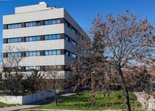 Office for rent at Calle Poeta Rafael Morales, 2, San Sebastián de los Reyes, Madrid, 28700 with building, plant, sky, window, architecture, urban design, tree, tower block, neighbourhood and condominium around