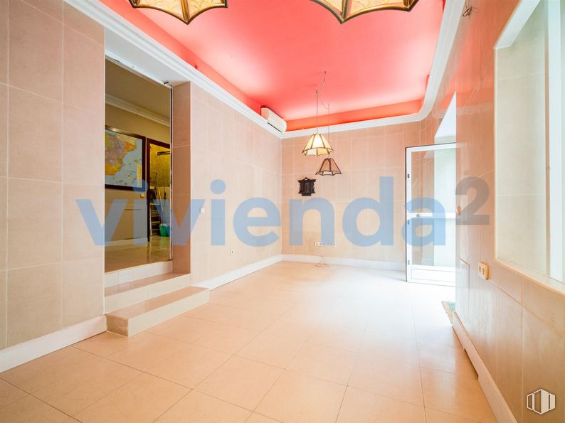 Local en venta en Calle Espronceda, Chamberí, Madrid, 28003 con lámpara, alumbrado, interiorismo, naranja, hall, suelo, suelos, inmobiliario, madera y decoración alrededor