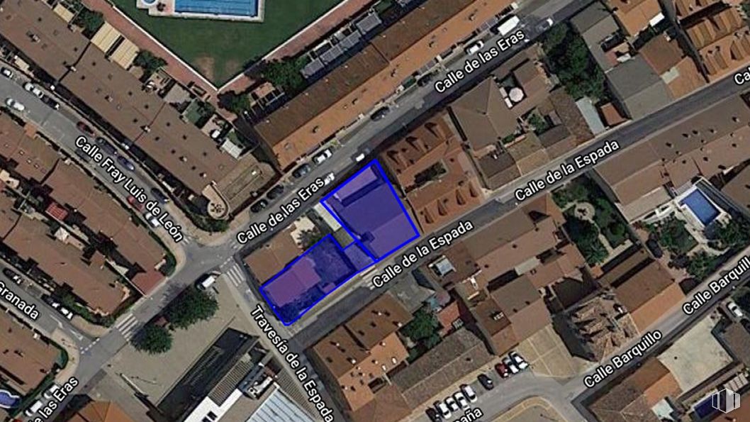 Suelo en venta en Calle Espada, Meco, Madrid, 28880 con edificio, día, propiedad, mapa, lote de tierra, diseño urbano, barrio, área residencial, línea y espacio público alrededor