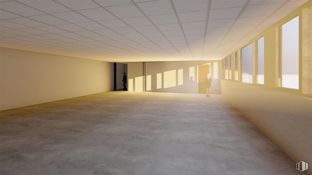 Industrial for sale at Calle Emilio Alzamora, 54, Leganés, Madrid, 28914 with person, window, flooring, floor, ceiling, composite material, concrete, hall, symmetry and daylighting around