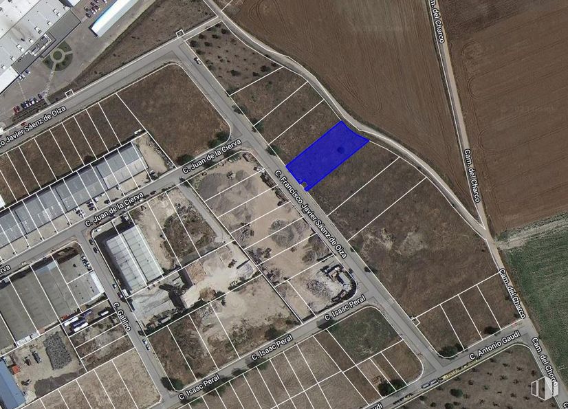 Land for sale at Calle Francisco Javier Sáenz de Oiza, 14, Villalbilla, Madrid, 28810 with map, urban design, city, plan, parallel, engineering, font, pattern, landscape and rectangle around