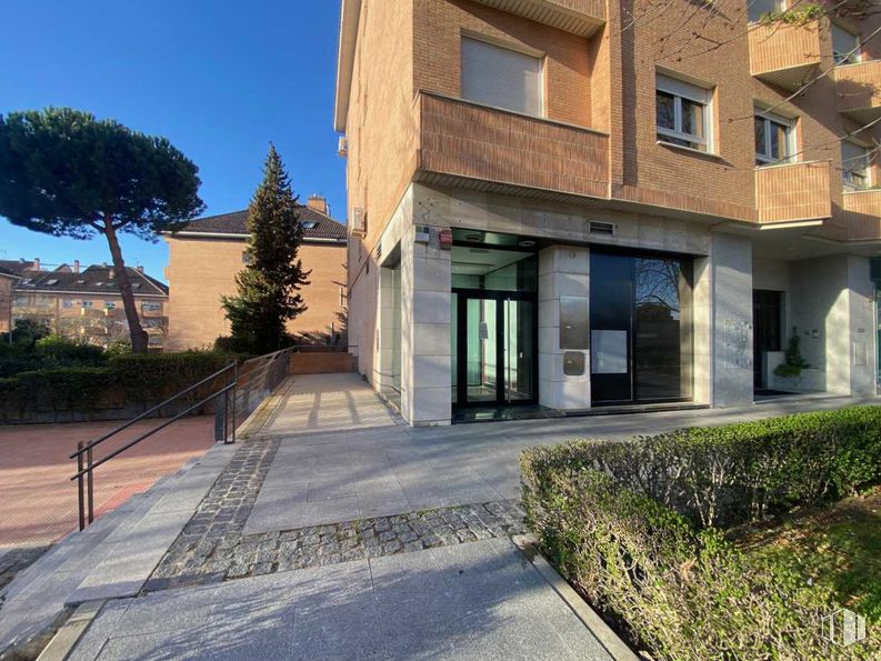 Local en alquiler en Zona Centro, Boadilla del Monte, Madrid, 28660 con ventana, edificio, casa, planta, propiedad, cielo, superficie de la carretera, asfalto, barrio y árbol alrededor