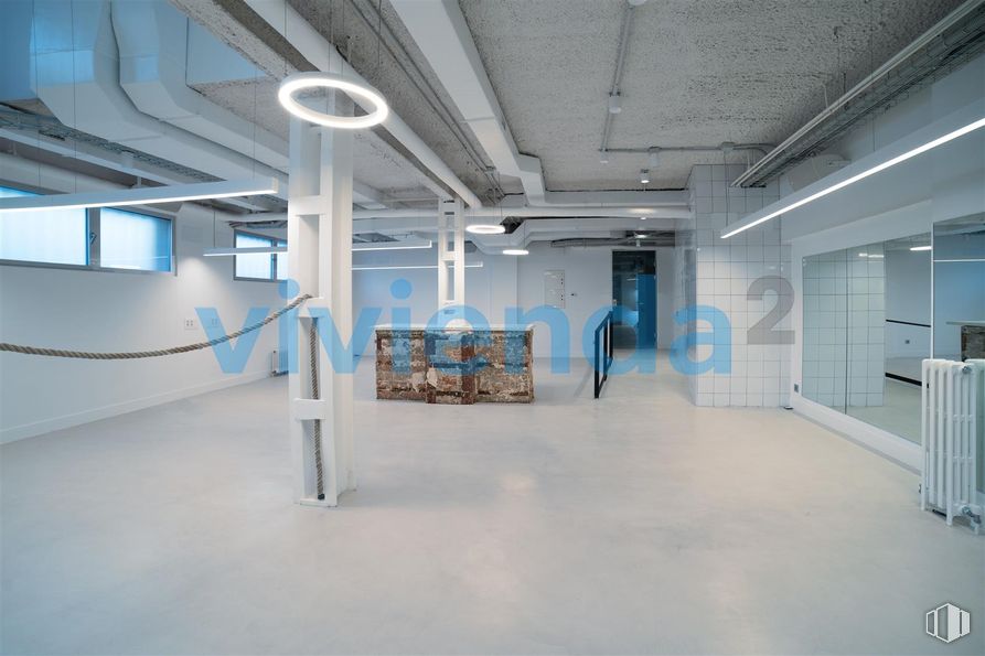 Local en venta en Calle Domenico Scarlatti, Chamberí, Madrid, 28003 con lámpara, alumbrado, techo, suelos, suelo, interiorismo, material compuesto, ingeniería, vidrio y lámpara fluorescente alrededor