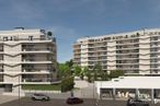 Retail for sale at Residencial Noa, Calle Bulgaria, S/N, Tres Cantos, Madrid, 28760 with building, car, sky, land vehicle, cloud, window, wheel, tire, vehicle and urban design around