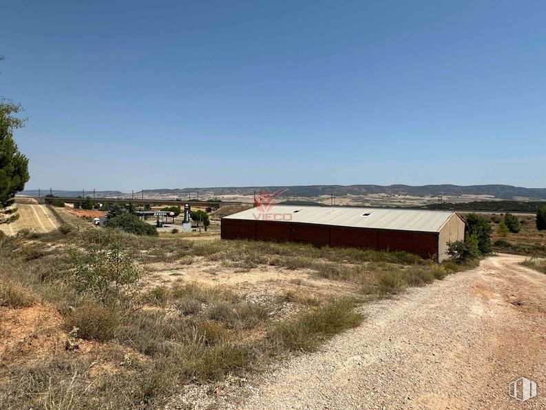 Industrial for sale at Camino Prado Tejar, Arcas del Villar, Cuenca, 16193 with plants, ecoregion, landscape, land lot, plain, rural area, soil, shrubland, steppe and dirt road around