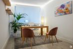 Office for rent at Calle Amado Nervo, 3, Retiro, Madrid, 28007 with chair, houseplant, picture frame, lighting, table, plant, furniture, property, building, flowerpot, wood, desk around