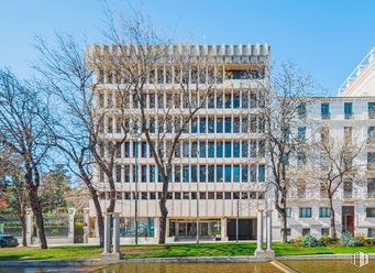 Oficina en alquiler en Paseo Recoletos, 3, Centro, Madrid, 28001 con edificio, cielo, planta, durante el día, propiedad, ventana, árbol, bloque de pisos, diseño urbano y condominio alrededor