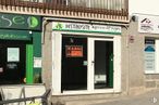 Retail for sale at Calle Luceros, 2, Collado Villalba, Madrid, 28400 with door, fixture, building, window, facade, gas, font, urban area, plant and signage around