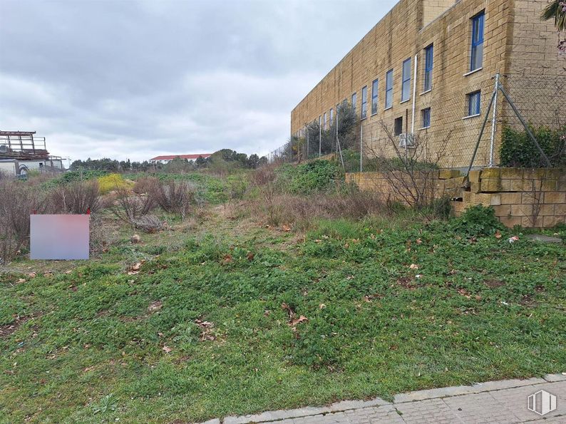 Suelo en venta en Zona industrial, Valdeolmos-Alalpardo, Madrid, 28130 con edificio, cielo, planta, propiedad, nube, lote de terreno, árbol, ventana, arbusto y hierba alrededor