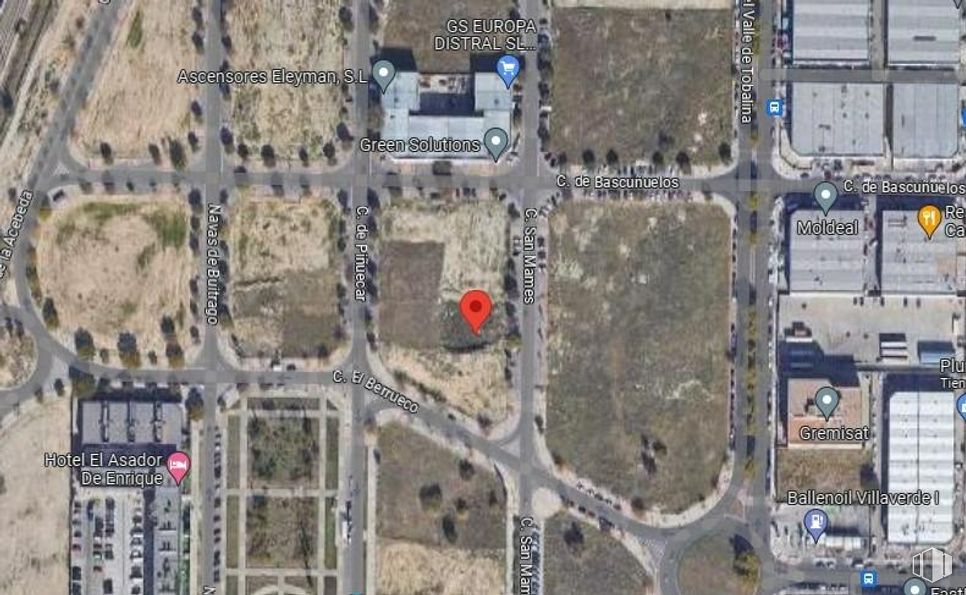 Land for sale at Calle San Mames, Villaverde, Madrid, 28021 with property, ecoregion, map, land lot, urban design, residential area, line, neighbourhood, landscape and font around