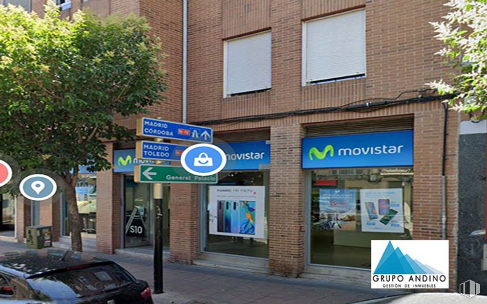 Local en alquiler en Calle Jardines, 8, Getafe, Madrid, 28901 con coche, ventana, edificio, luz de estacionamiento automotriz, iluminación automotriz, vehículo, árbol, casa, vehículo motorizado y puerta alrededor