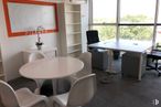 Office for rent at Avenida Tenerife, 2, San Sebastián de los Reyes, Madrid, 28700 with table, chair, lighting, furniture, property, plant, interior design, fixture, architecture, wood and floor around