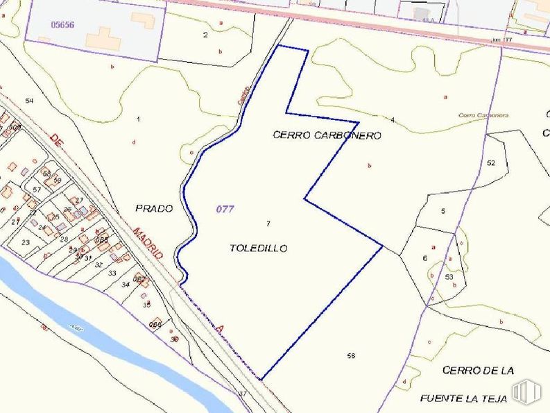 Land for sale at Zona N-400, Cuenca, 16002 with ecoregion, map, world, slope, font, urban design, parallel, atlas, plan and pattern around