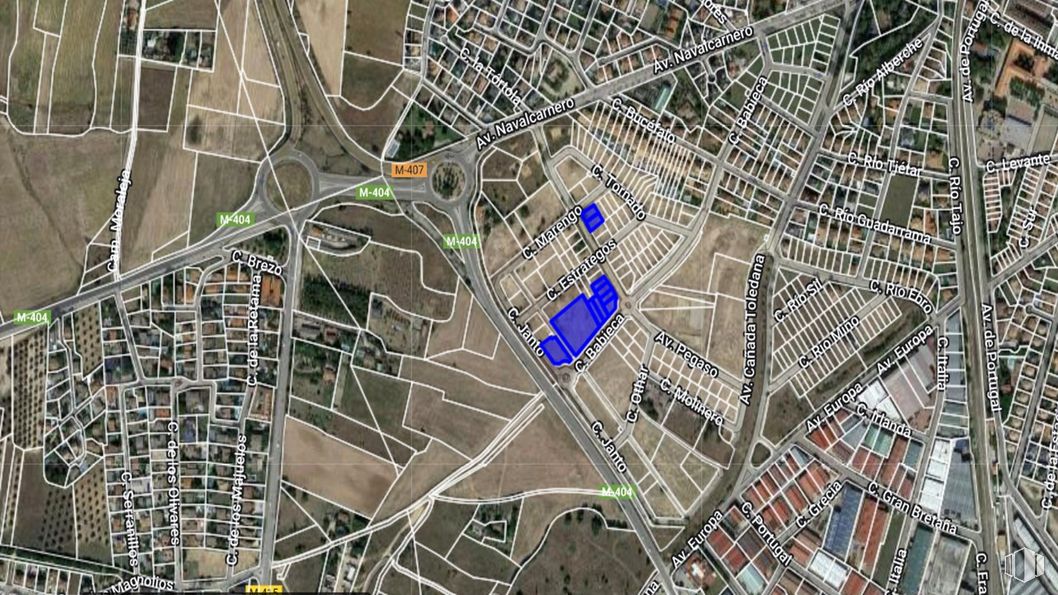 Land for sale at Calle Babieca, Griñón, Madrid, 28971 with map, world, urban design, neighbourhood, residential area, landscape, city, metropolis, mixed-use and plan around