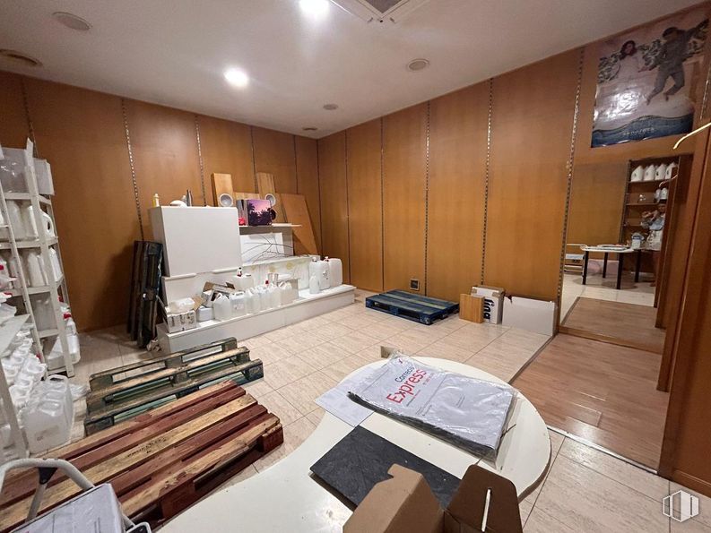 Local en alquiler en Calle Santa Engracia, 79, Chamberí, Madrid, 28010 con mueble, propiedad, edificio, interiorismo, madera, sala de estar, suelo, suelos, confort y inmobiliario alrededor