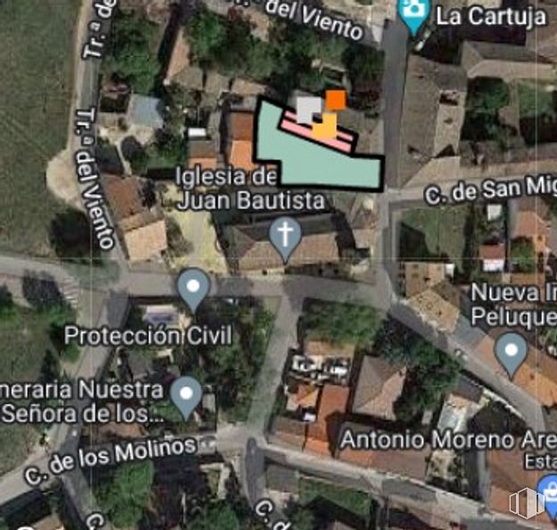 Land for sale at Zona centro, Talamanca de Jarama, Madrid, 28160 with property, map, natural environment, land lot, plant, biome, tree, screenshot, residential area and urban design around