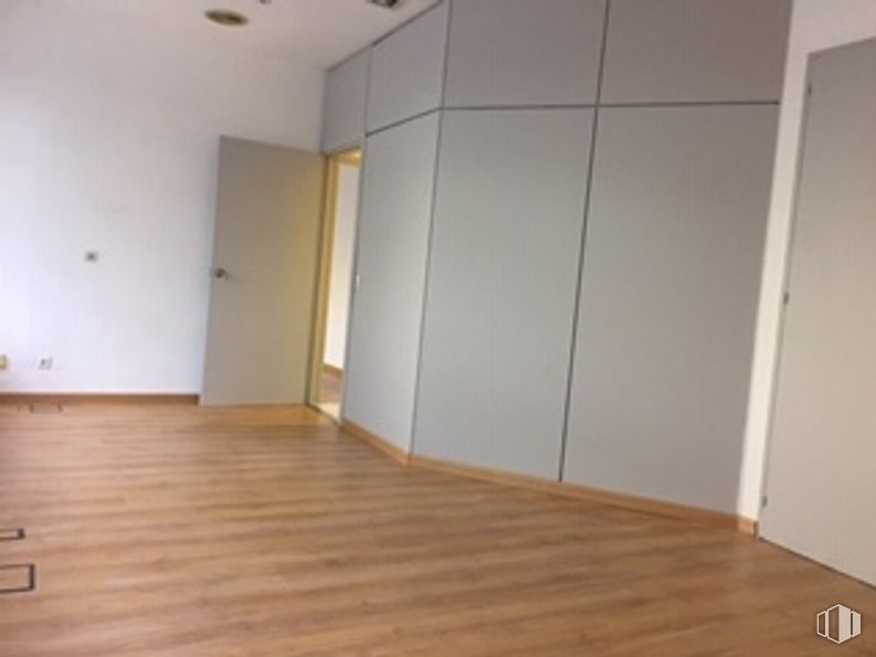 Local en alquiler en Edificio Eurobuilding II, Calle Orense, 69, Tetuán, Madrid, 28020 con puerta, madera, suelos, tinte para madera, hall, suelo, suelo laminado, madera dura, barniz y tablón alrededor