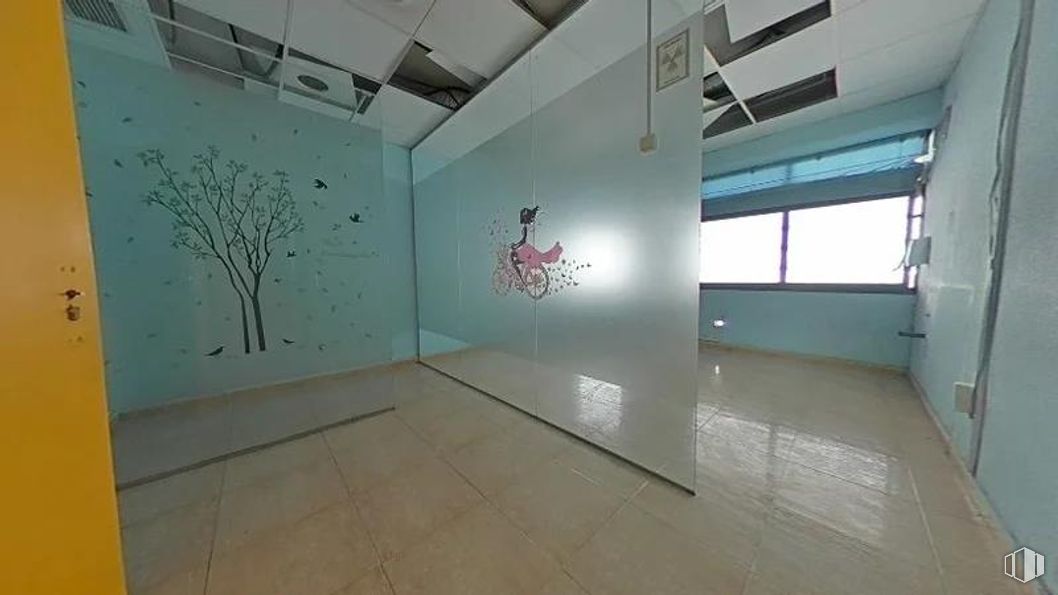 Nave en venta en Calle Cincel, Rivas-Vaciamadrid, Madrid, 28529 con ventana, interiorismo, suelos, hall, suelo, arte, madera, edificio, vidrio y pintura alrededor