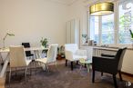 Office for rent at Calle Los Madrazo, 28, Centro, Madrid, 28014 with furniture, table, chair, window, building, azure, houseplant, interior design, floor and flooring around