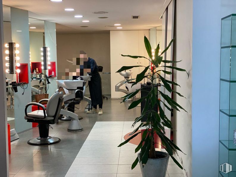 Retail for sale at Avenida General Perón, Tetuán, Madrid, 28020 with houseplant, person, flowerpot, clothing, chair, interior design, flooring, furniture, floor and beauty salon around