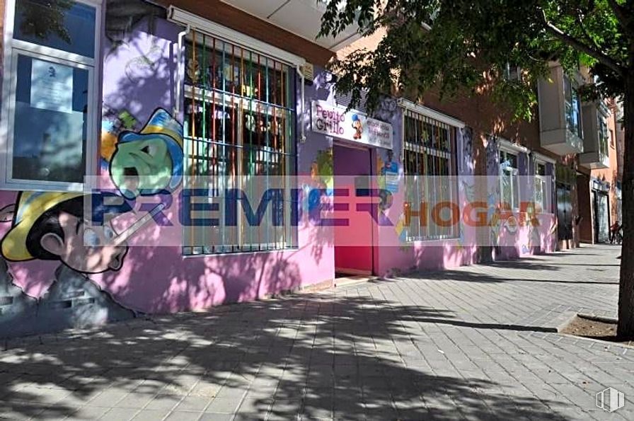 Local en alquiler en Zona Las Rosas, San Blas - Canillejas, Madrid, 28022 con edificio, ventana, animal, morado, árbol, rosa, planta, ocio, casa y fachada alrededor